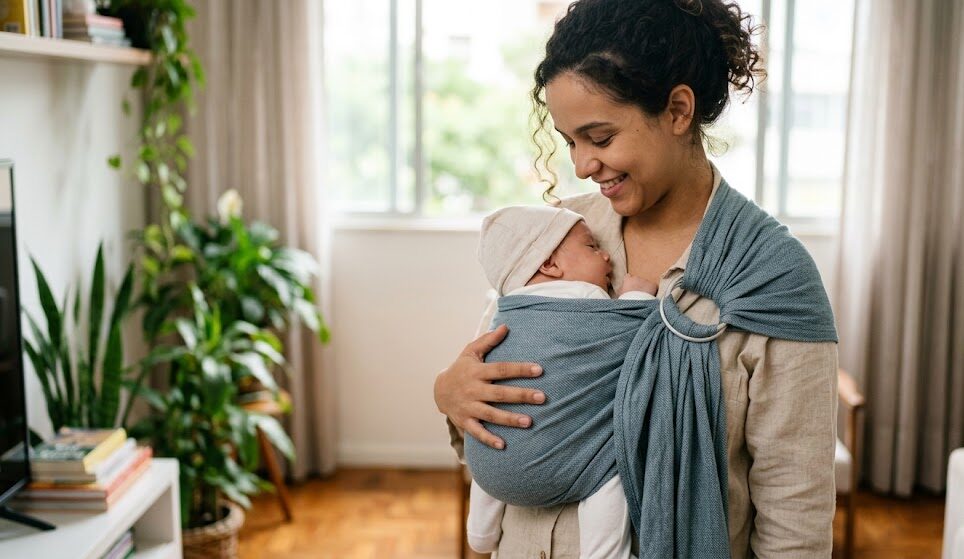 Com quantos meses o bebê pode usar o sling com segurança?
